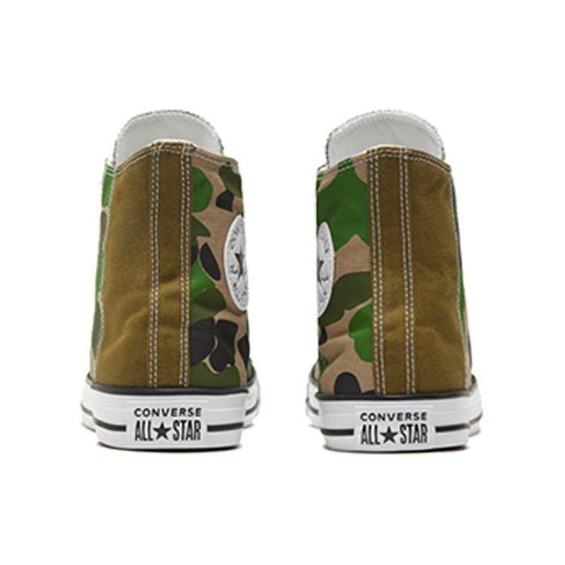 Converse Chuck Taylor All Star Unisex Round Toe Lace-Up High Canvas Shoes Desert Camo 168907C