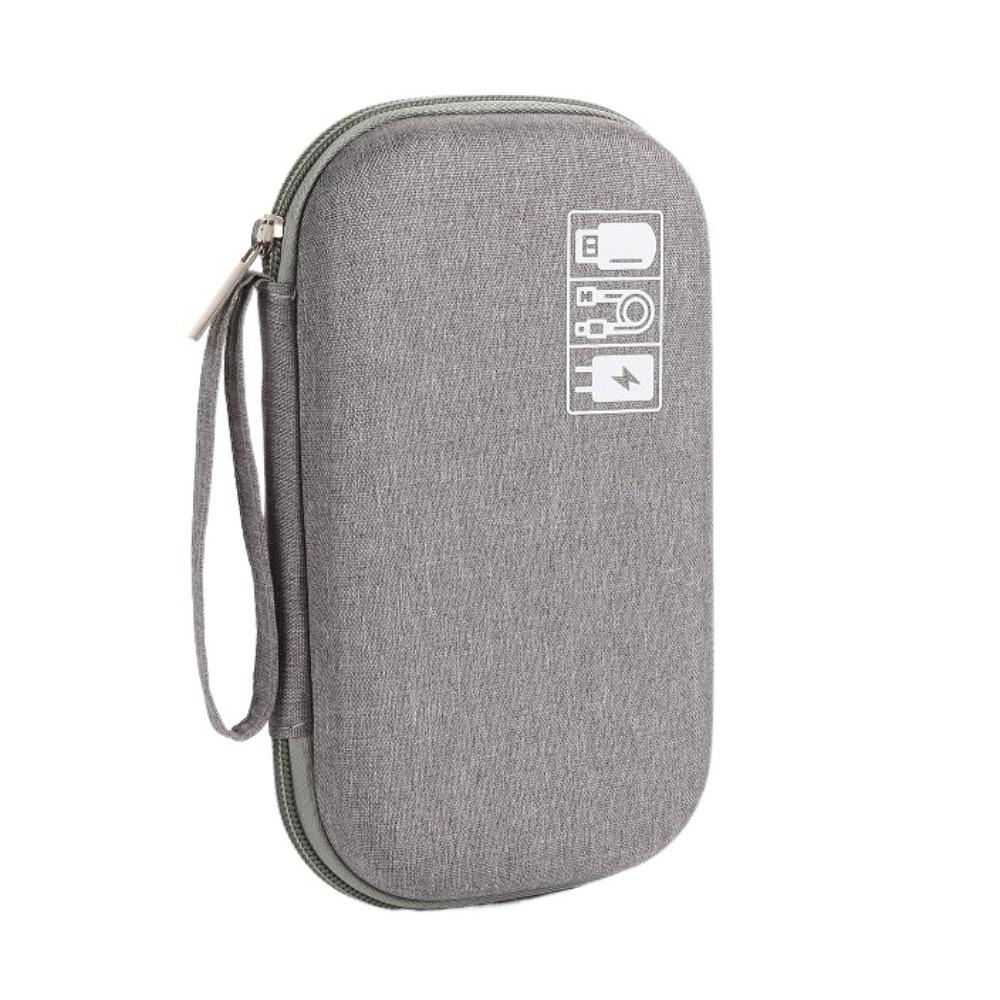 Hard EVA Digital Storage Bag Shockproof Data Cable Organizer Bag  Electronic Products