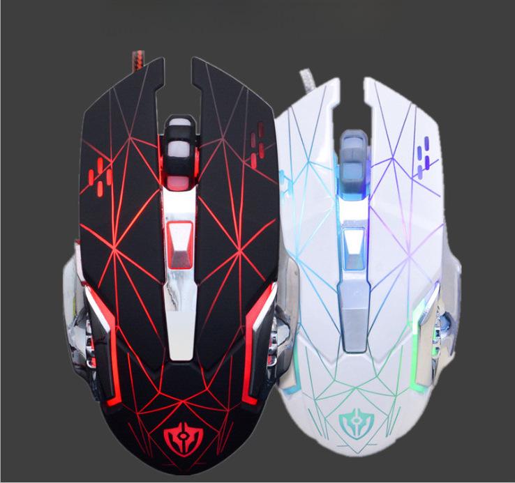 Weighted Backlit USB Wired & Wireless Gaming Mouse for Notebook and Office