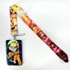 Anime Kreslený Držák na Identifikační Kartu Klíčenky Šňůrka na Krk Pro Průkazku Anime Držák na Kreditní Kartu Klíčenka Popruhy