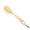 Dual-Sided Long Handle Solid Wood Boar Bristle Nail Brush