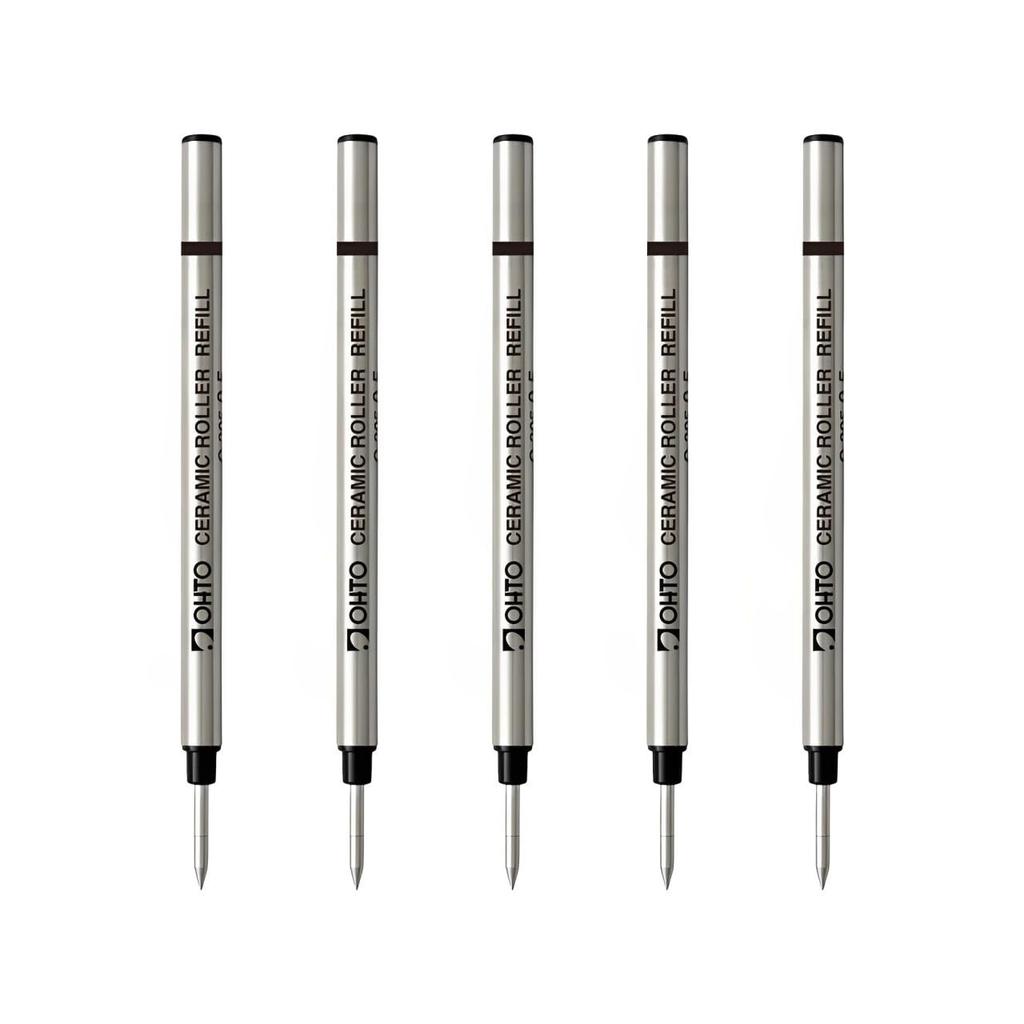 Auto Black 5 Packs Water-Based Refill, 0.5mm (Ink Color Black) C-305P /