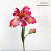 High-Quality Silk Iris Oil Painting Style Flower for Living Room, Wedding, or Photo Prop