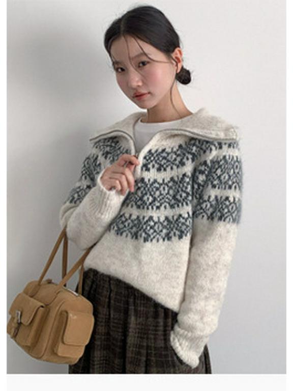 Vintage Woolen Plaid Academy Skirt - High Waist, Slimming Mid-Length Design for Casual Wear