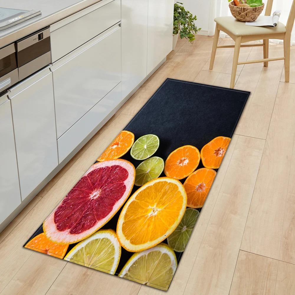 Fruit Pattern Home Kitchen Floor Mat Door Decoration Floor Mat