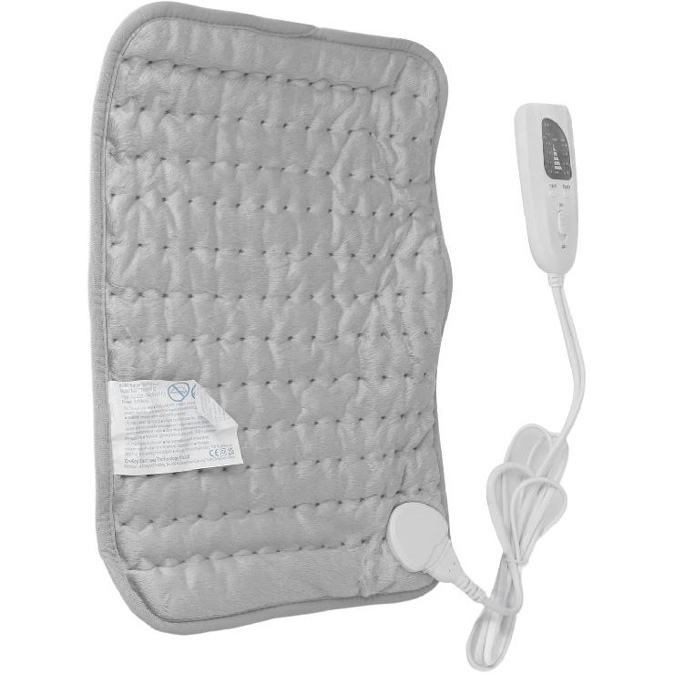 Electric Heating Pad, Smart Timer 6 Temperature Modes Warm Pad for Waist (UK Plug 220V)
