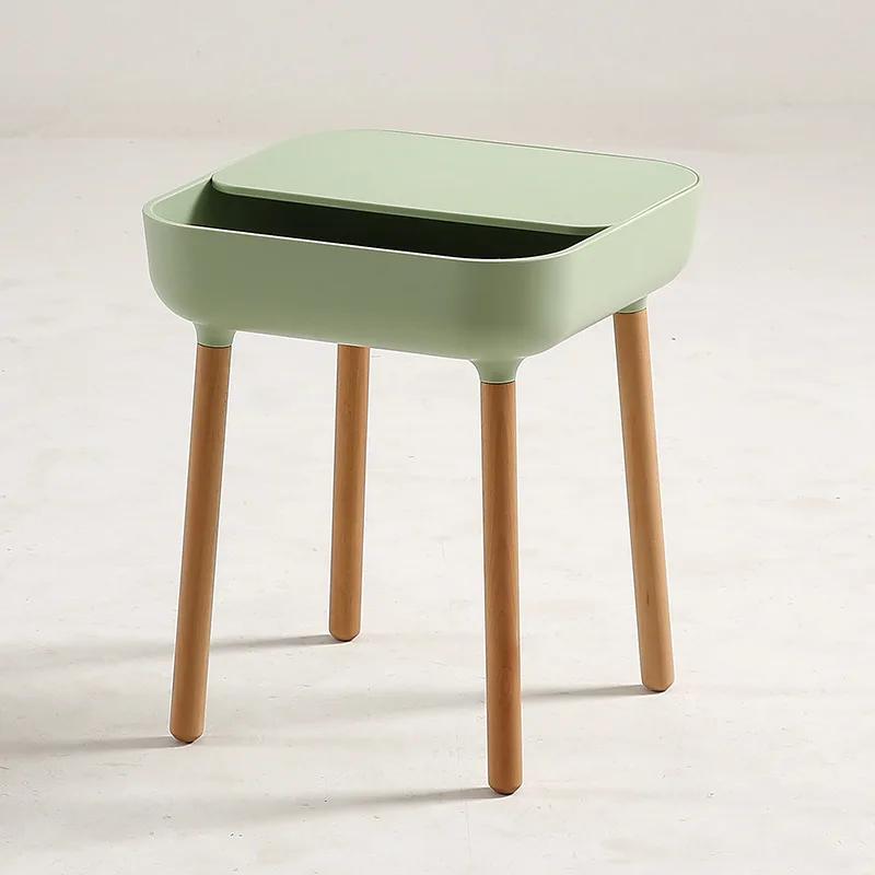 ins net red combination coffee table square small apartment Nordic household plastic living room round table short side table
