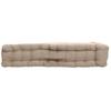 Coussin de sol uni 50 x 50 cm Panama beige