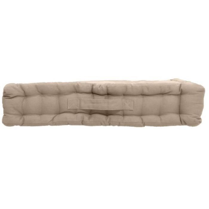 Coussin de sol uni 50 x 50 cm Panama beige