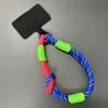 Korean Style Phone Lanyard-Short Pendant Key Chain with Portable Outdoor Climbing Rope,Anti-Release Buckle&Practical Wrist Strap