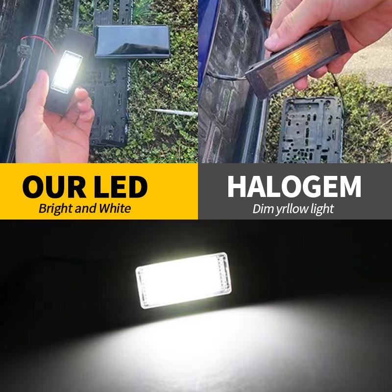2PCS 12V White Led Number License Plate Light Lamp for BMW 1 Series E81 2006-2012 E87/E87N 2004-2012 F20 F21 2011-2020