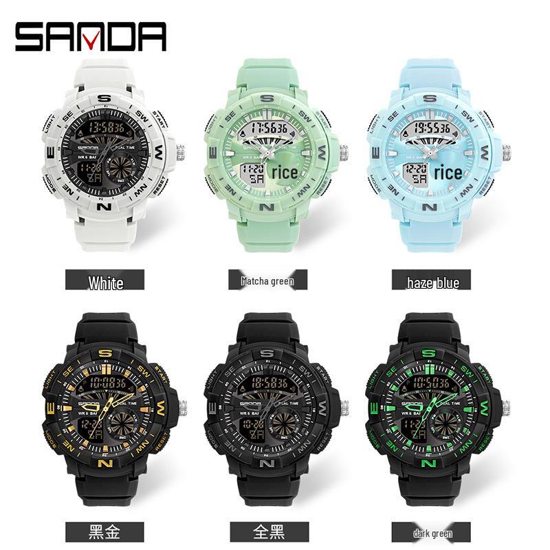 Sanda Luminous Outdoor Sports Digital Watch for Men, Women, and Students – Stylish and Cool Wristwatch