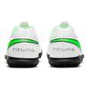 New Nike Tiempo Legend 8 Club TF Anti Slip Wear Resistant Low Top Kids' Soccer Shoes White Green Kids' AT5883-030