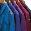 Summer Men's Floral Half Sleeved Shirts Ice Silk No Ironing Men's Fashion Short Sleeved Shirt Lapel Flower Shirt