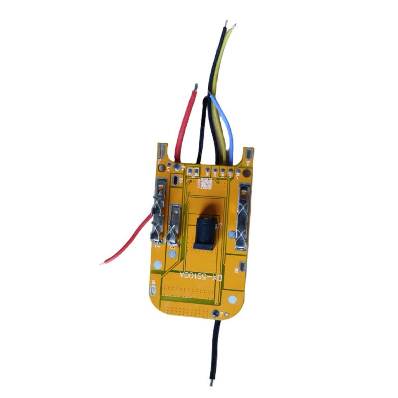 1Pcs Pcb 18650 Battery Charge Protection Board For  5S 21V 100A Lithium Battery Protection Board Power Tool Accessories