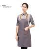 Waterproof Apron for Men Women Adjustable Length Waist Tie Multi-Pocket Apron for Kitchen Grill Restaurant Bar Cafe Beauty Salon Nail Studio Uniforms