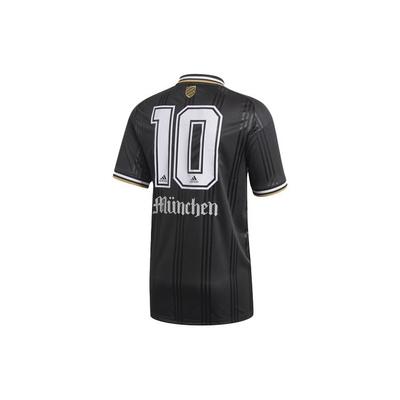 Training Soccer Short Sleeve T-Shirt 20 Season Germany Men Tops Black FK3557