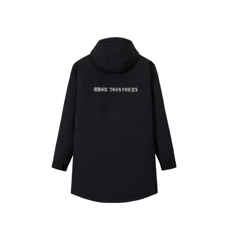 Anta Seria Kyrie Wodoodporna Ciepła Kurtka Puchowa Unisex Kurtki Czarna 172611903-2