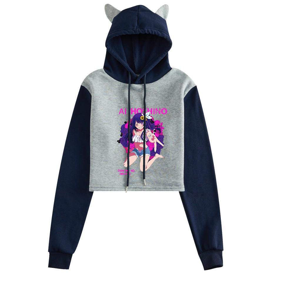 2023 Oshi No Ko My Starry Child Anime Cat Ear Hoodie