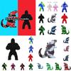 Godzilla Exterminador Pioneiro Rei Kong Colorido Brinquedo de Descompressão Para Alívio de Estresse