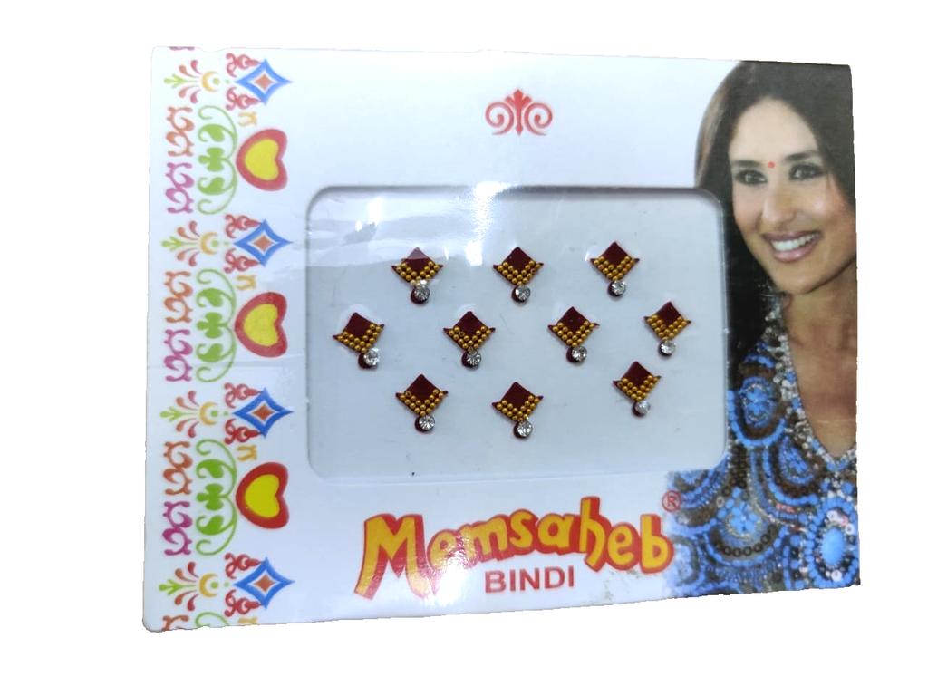@ Indian Traditional Red Bindi Wirh Stone For Women Zr-8077-60%Off