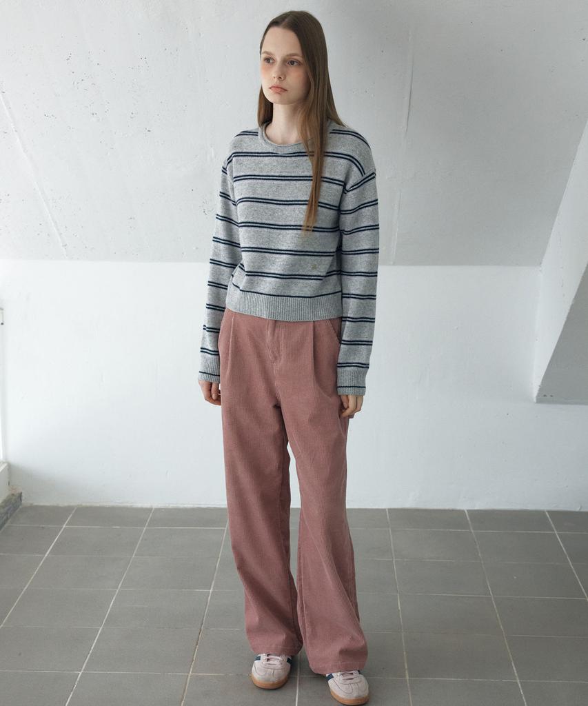 AHWE Multi Stripe Knit_Grey