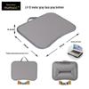 Mumujia Portable Foam Particle Laptop & Tablet Bed Desk Pillow Table