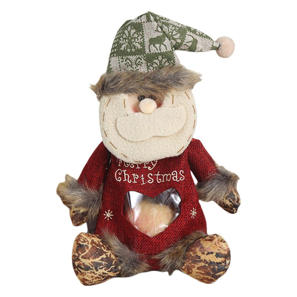 

2025 Рождественский подарочный мешок Льняная ткань Новогодние детские мешочки для конфет Рождественский вечер Мешок для хранения яблок Праздничная упаковка Сувениры для вечеринки 300x170x50mm