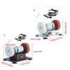 Efficient Plastic Base Desktop Grinder Featuring 150W Motor And Double Wheels For Home Workshop Use Stable Operation