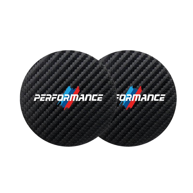 Original Car Water Cup Pad Auto Emblem Coaster For BMW E46 E90 E60 F30 F10 E39 E36 F20 G20 G30 E92 E87 E91 X5 E70 F11 E30 F31 X3 YF6