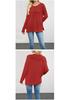 2026 European & American Women's Solid Color Knit Pullover - Autumn/Winter Loose Fit, Round Neck Sweater.