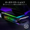 Razer Monitor Stand Chroma Monitor Stand 4 Port Hub HDMI Ports Ergonomic Comfort Height Made of Sturdy Aluminum Supports Devices up to 20 kg Storage