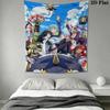 That Time I Got Reincarnated as a Slime Wall Tapestry Aesthetic Wall Hanging Printed Fabric Blanket Decorative Tapestries for Bedroom Living Room Home