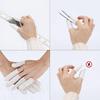 200 Pcs Disposable Finger Cover Natural Rubber Gloves Non-slip Latex Finger Cots Fingertips Protector Gloves Non-toxic Nail Tool