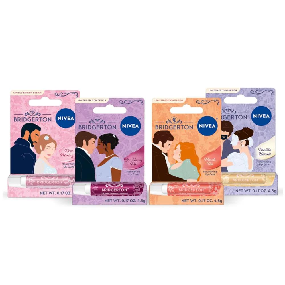 

Nivea Bridgerton Edition Moisture Lip Balm Stick 4-Piece Set