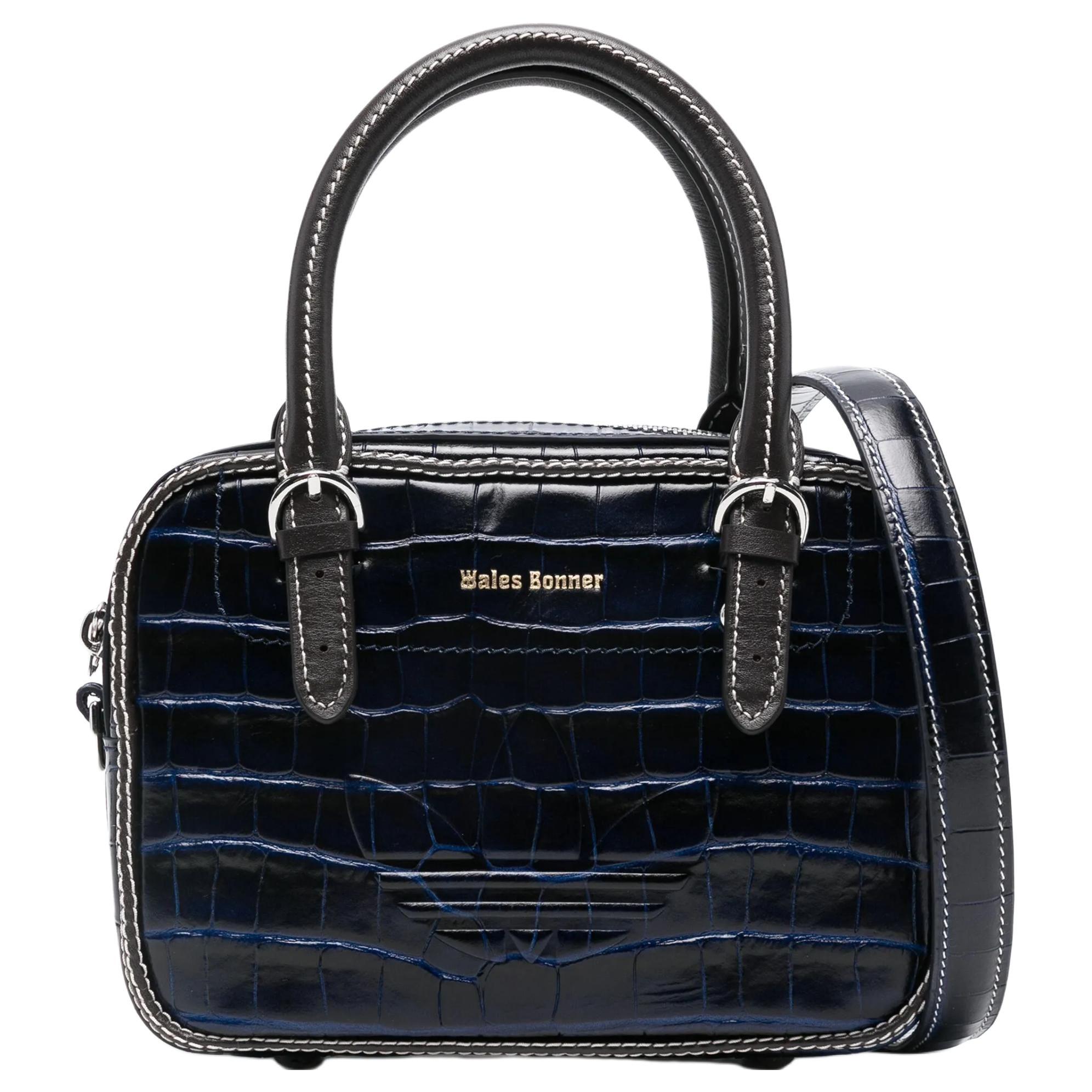 

Новая сумка-тоут Adidas X Wales Bonner с тиснением под крокодила JI5882 20.1*8.1*14.0CM