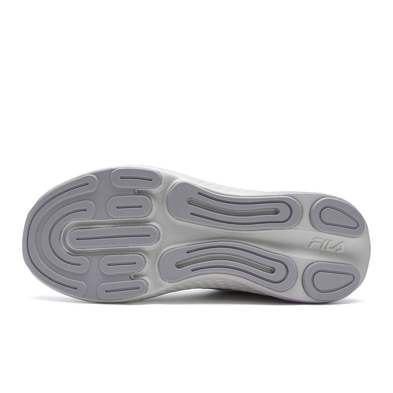 FILA Nuvole Jog Fashion Versatile Simple Sports Casual Comfortable Low-Top Running Shoes Women sneaker Gray Purple A12W521129FLM