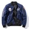 Jaqueta Esportiva Dupla Face Masculina da NASA: Fato de Voo da Força Aérea para Outono/Inverno - Moda Jovem, Tamanhos Grandes Disponíveis