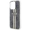 Guess Guhcp15Lh4Psegk Iphone 15 Pro 6.1 Czarny/Black Hardcase Iml 4G Gold Stripe