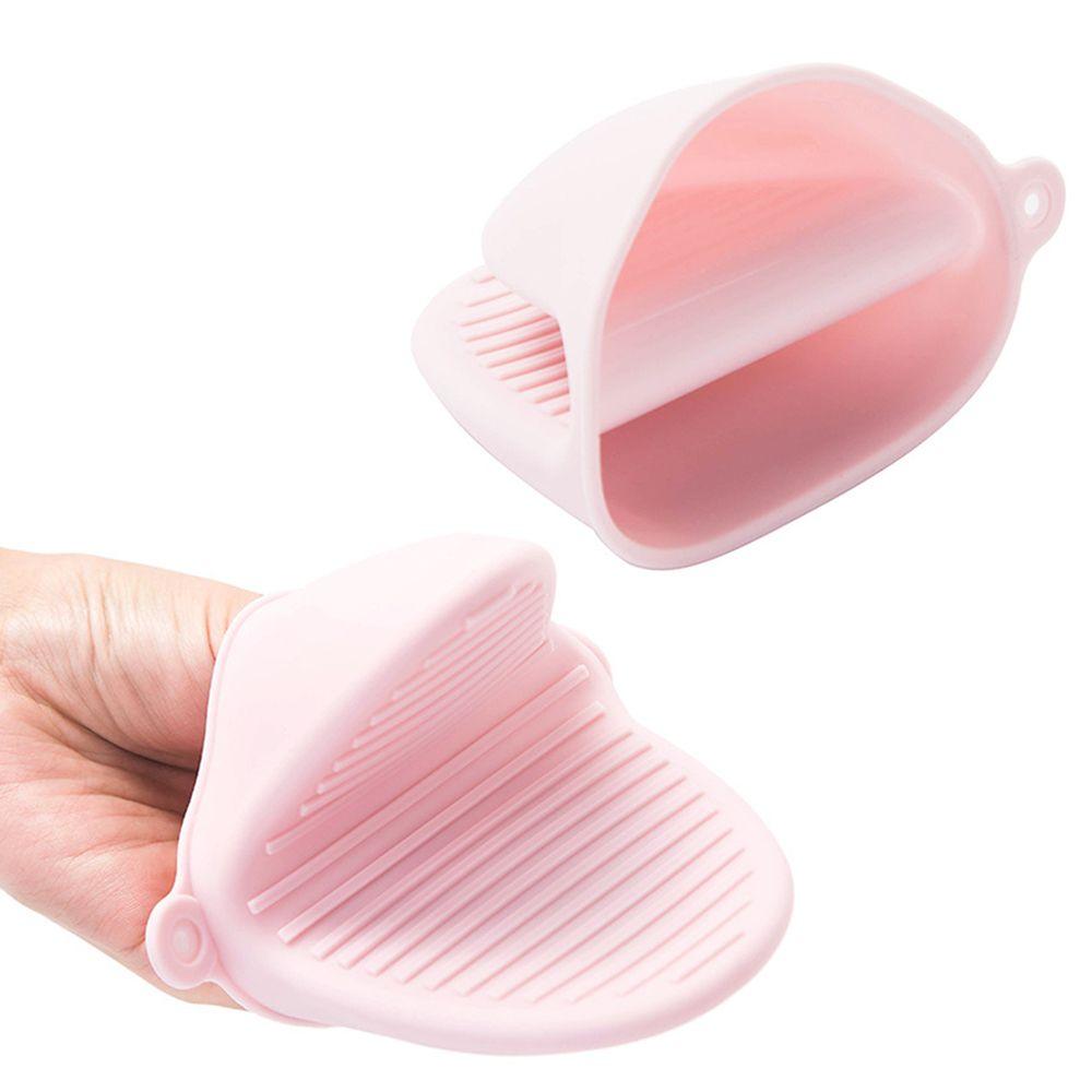 Microwave Anti-hot Non-slip Silicone Thickened Cooking Mitten Oven Mitts Hand Protector Gloves