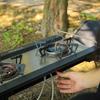 Oeny Portable Double Burner Camping Gas Stove