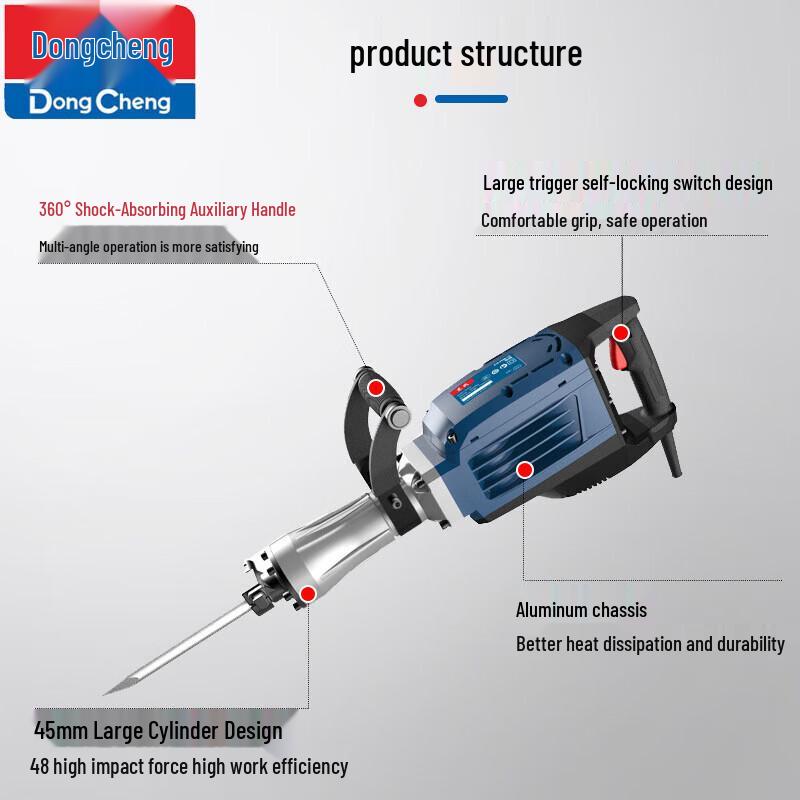 Dongcheng Heavy-Duty Industrial Electric Demolition Hammer Z1G-FF06-15