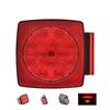 Shock Absorbing Square LED Truck Trailer Tail Light Lamp Waterproof Design Shockproof Structure Long Lasting Brightness