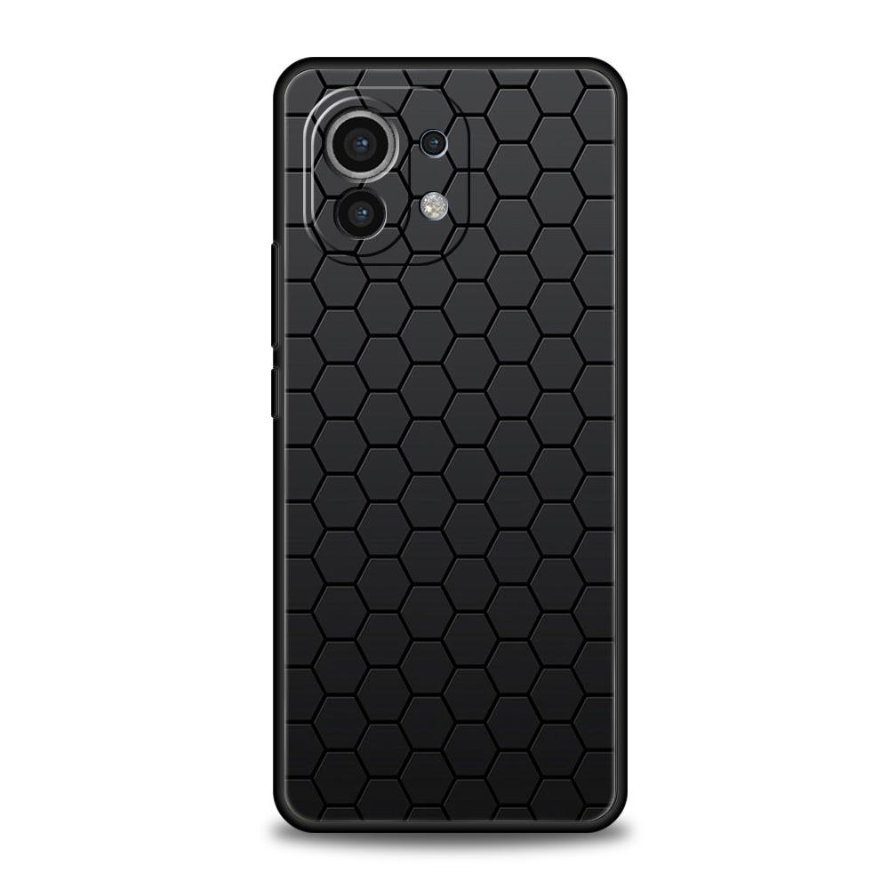 Phone Case For Xiaomi 13 12 11 Lite 12T 11T 10T 9T Mi Poco M4 M3 X4 X3 Pro F4 F3 GT 5G Cover Black Silicone Shell Carbon Fiber