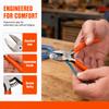 Coated Handle Wire Cutting Pliers Chrome Vanadium Steel Side Cutter Pliers  Industrial Use