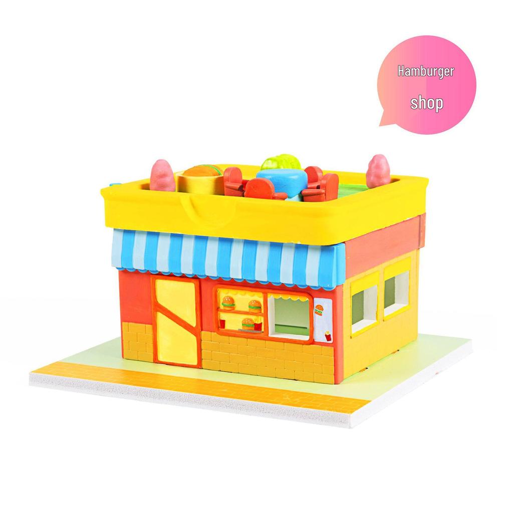 DIY Children's Gypsum Cabin Painting & Assembly Set