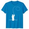 Fishing Fly Fishing Unisexs TShirt Angler Outdoor Hobby Tee