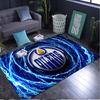 Edmonton Oilers Rug Area Rug for Livingroom, Bedroom, Palyroom, Chair Rug, Office Rug, Floor Mat, Large Size Fan Christmas Birthday Gift