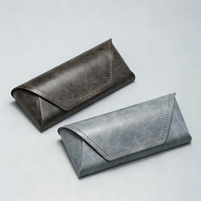 Vintage Leather Eyeglasses Case Versatile Retro Sunglasses Holder Stylish Glasses Case Stylish Handmade Glasses Storage Case