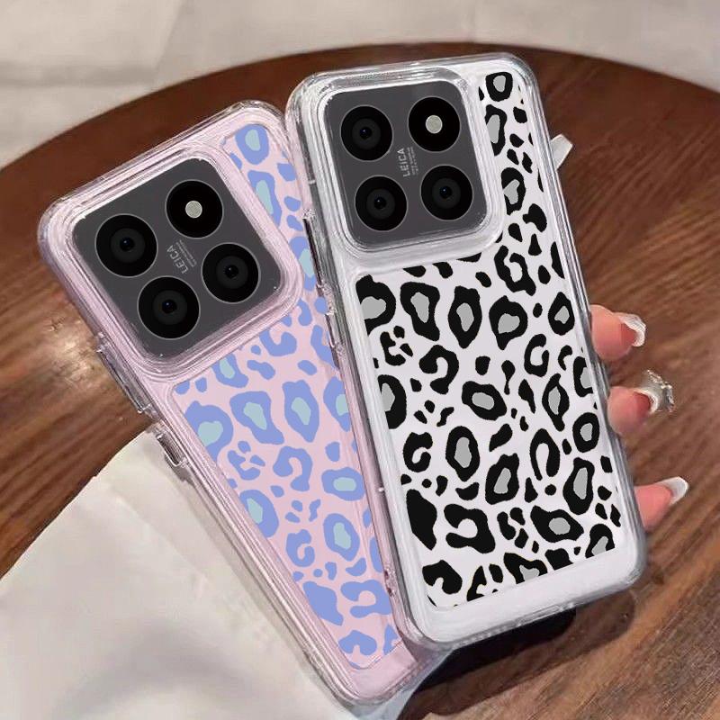 For Xiaomi 13T 11 Lite Redmi K70E Note 13 12 Pro 11 10 Poco X6 X5 Pro Shell Clear Zebra Stripe Shockproof Soft Silicone Case